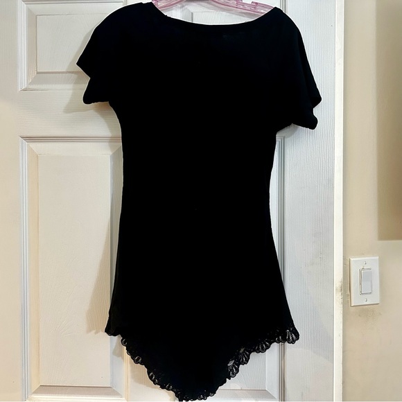 Doublju Black Knit Top - Picture 4 of 5